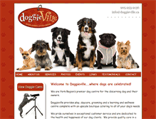 Tablet Screenshot of doggieville.ca